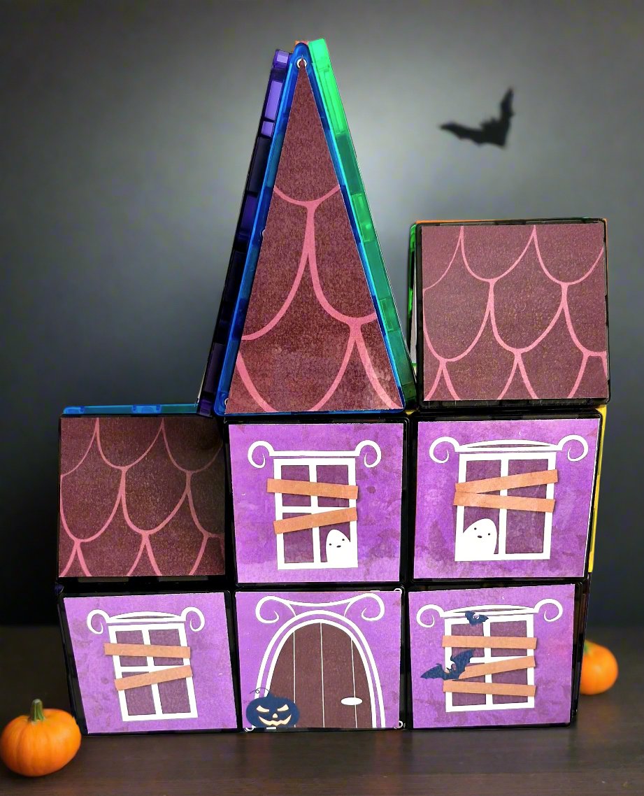 Magnet tile toppers - Haunted House