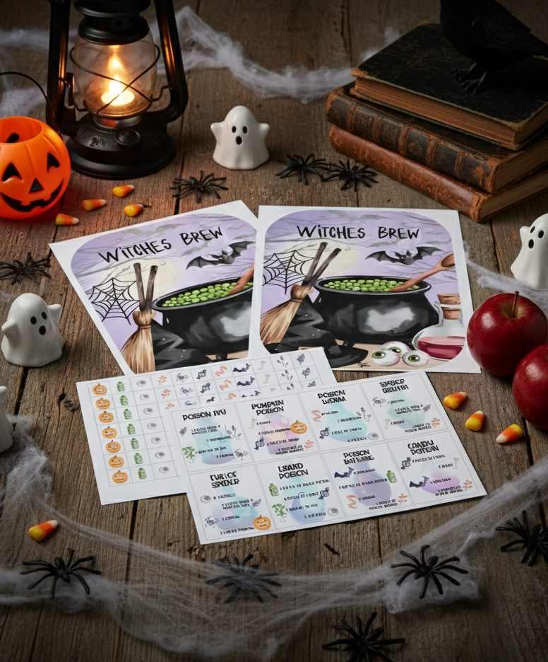 Flisat insert - Halloween Witches brew