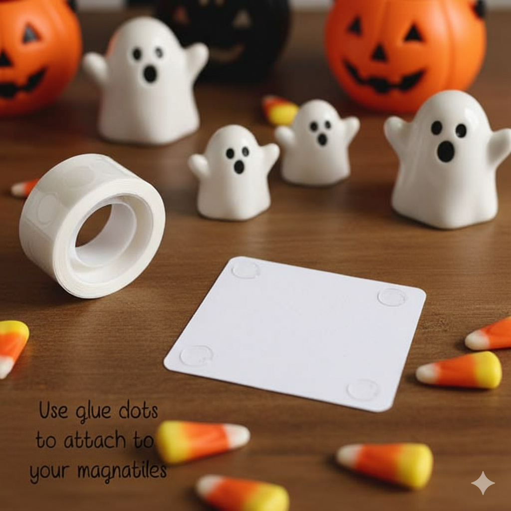 Haunted house Magnet tile toppers