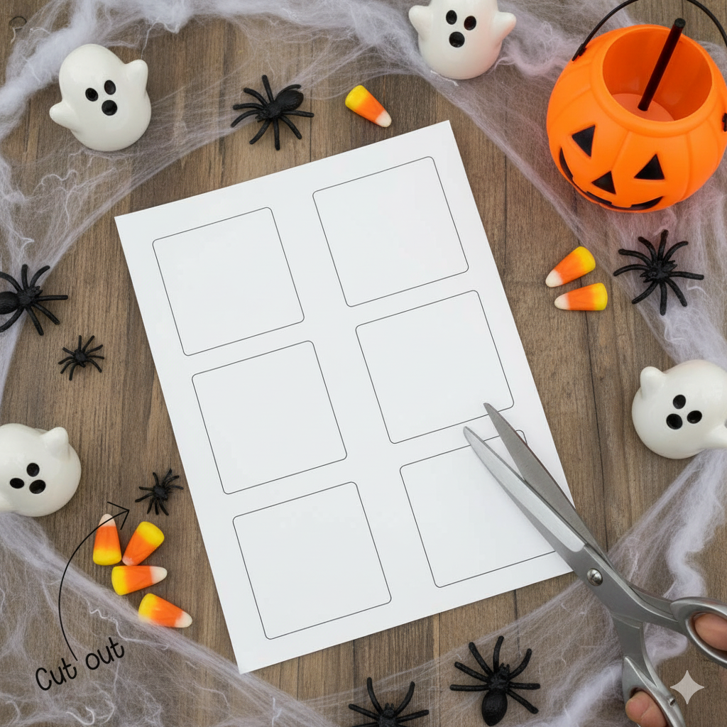 Haunted house Magnet tile toppers