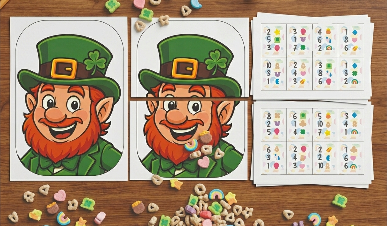 Lucky Leprechaun feeding activity