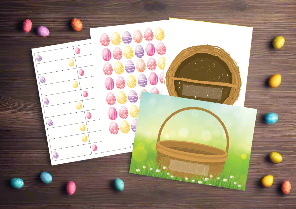 Printable Easter math activity - for all ages