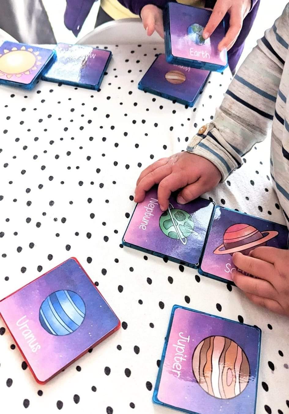 Magnet tile toppers - Space exploration planets