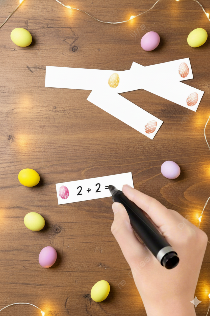 Printable Easter math activity - for all ages
