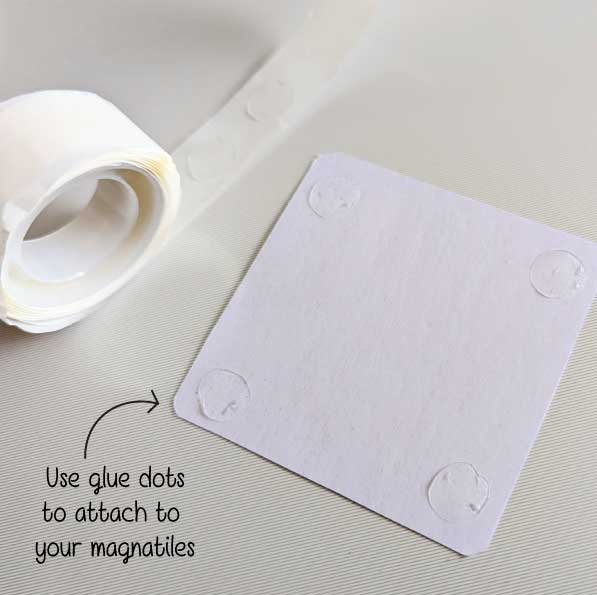 Magnet tile toppers - Ice Cream match counting activity