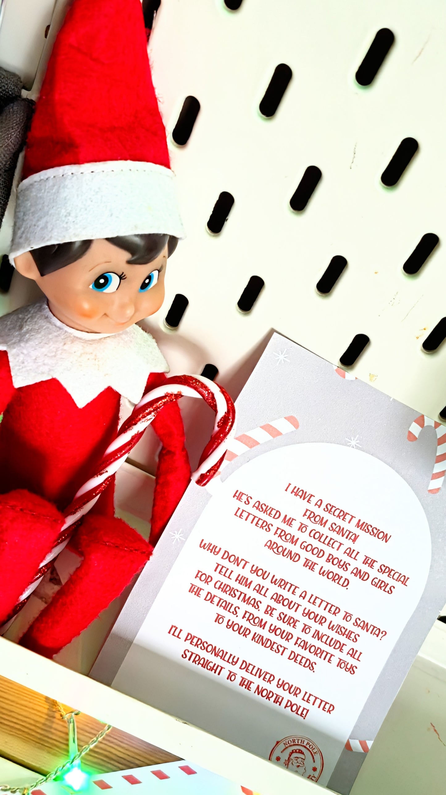 Flisat Insert - Letters to Santa Including Elf letter and alphabet matching activity