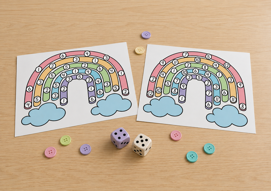 Rainbow Number Cover Game