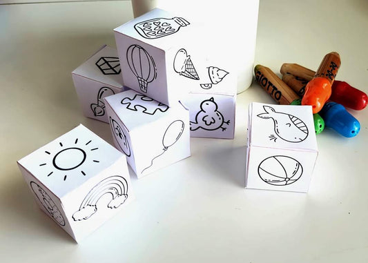 Printable story dice 6 pack - miscellaneous