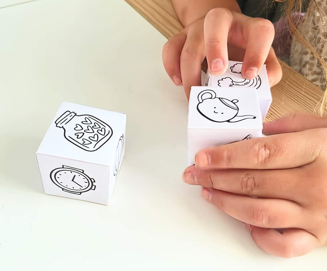 Printable story dice 6 pack - miscellaneous