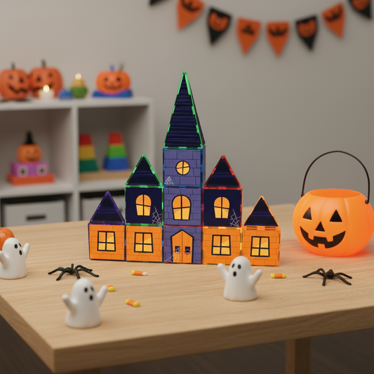 Haunted house Magnet tile toppers