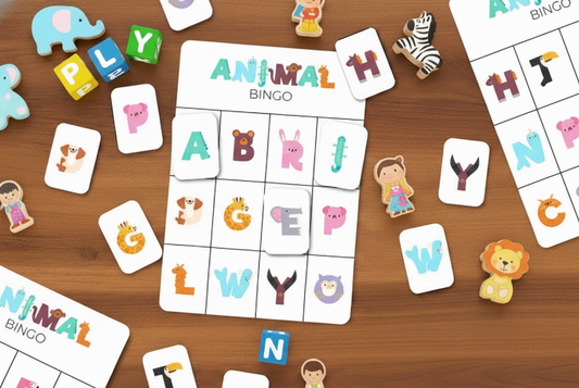 Alphabet animal match BINGO