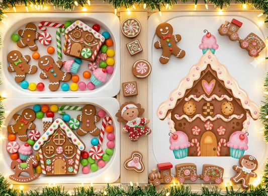 Flisat Insert- GingerbreadHouse