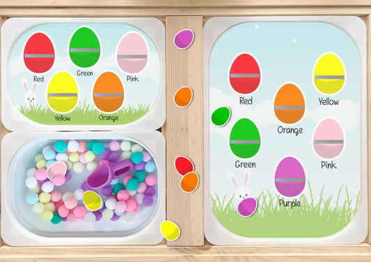 Easter colour sort Flisat Insert