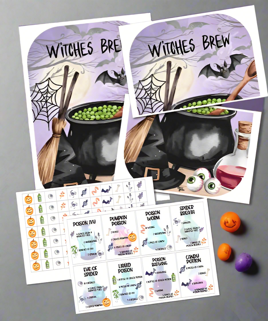 Flisat insert - Halloween Witches brew