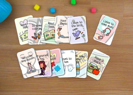 Mindfulness flashcards for kids