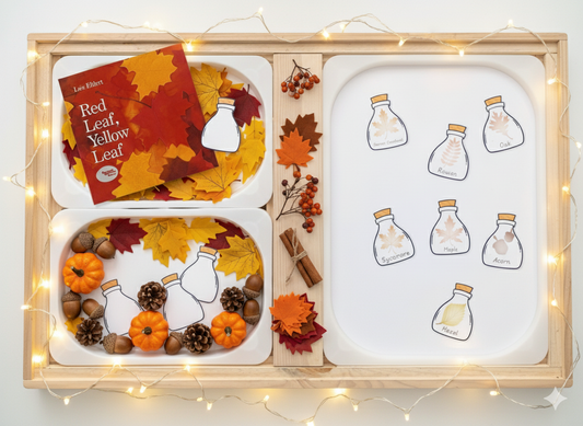 Autumn Leaves hidden picture jars