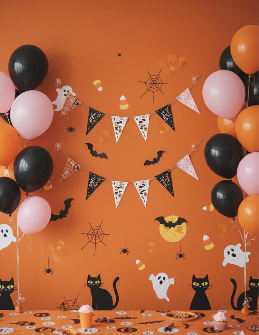 Halloween Party flag bunting