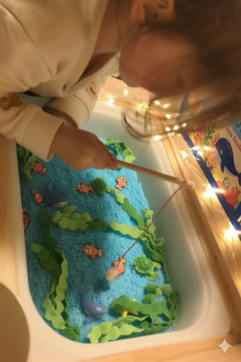 Alphabet fishing Flisat insert