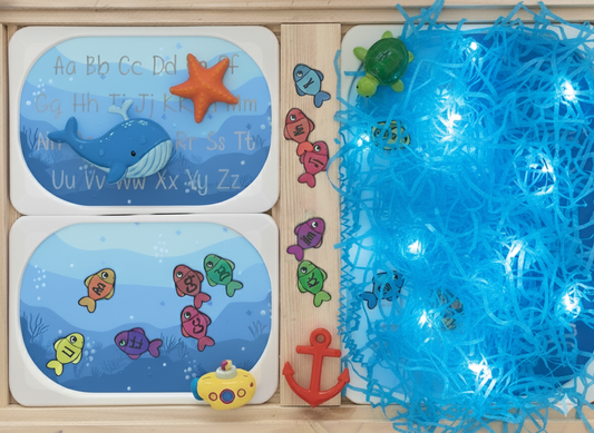 Alphabet fishing Flisat insert