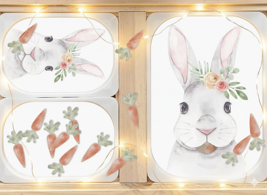 Easter Bunny feeding activity insert