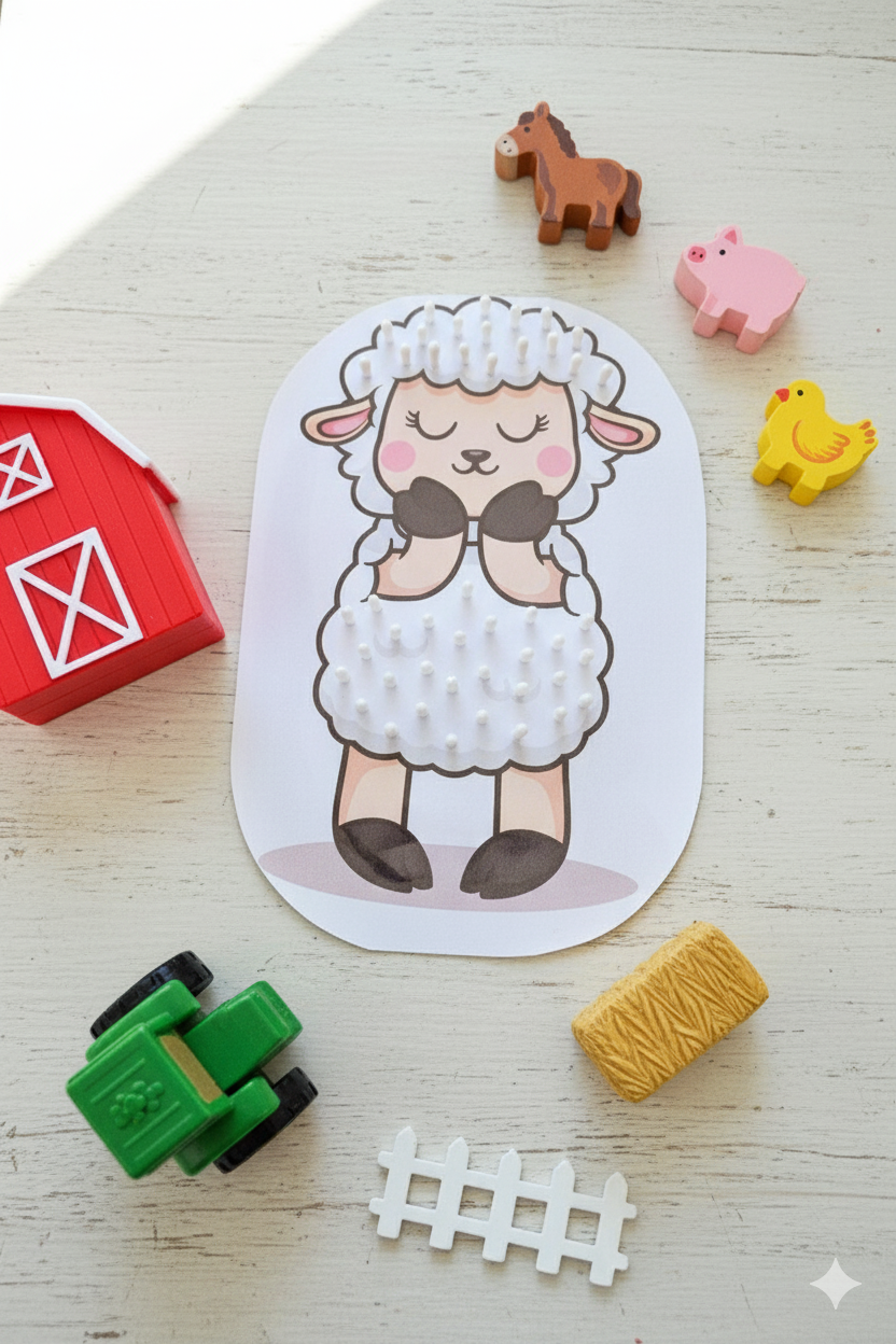 Flisat insert - Sheep Qtip/Cotton bud poke insert