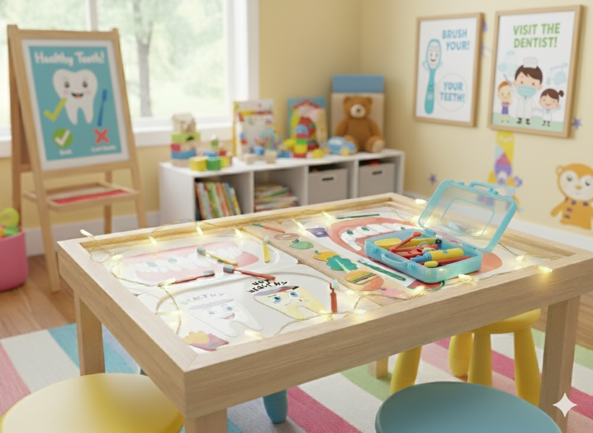 Dentist pretend play Flisat Insert