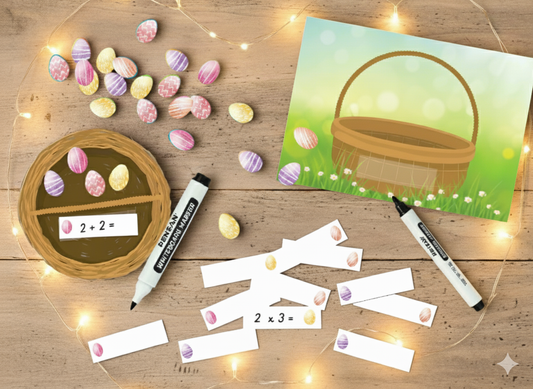 Printable Easter math activity - for all ages