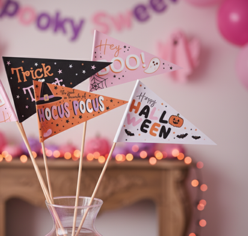 Halloween Party flag bunting