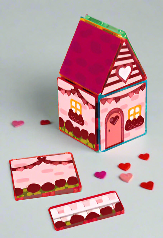 Valentines Day Magnet Tile house toppers